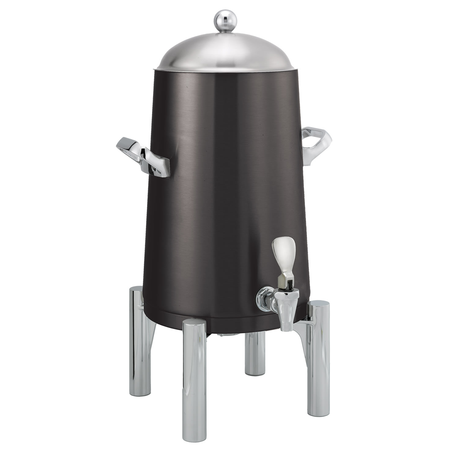 Service Ideas URN30VBXRN Flame Free Thermo-Urn, Stainless Vacuum Insulated Urn, Round, 3 Gallon, Black Onyx