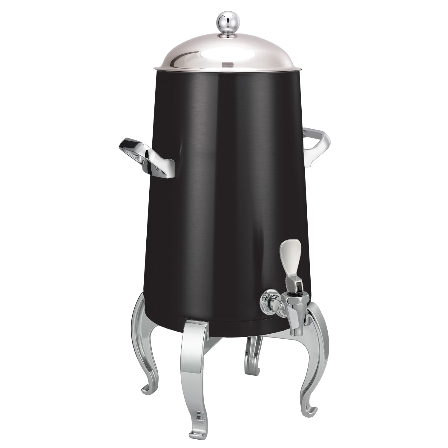 Service Ideas URN30VBXRG Flame Free Thermo-Urn, Stainless Vacuum Insulated Urn, Regal, 3 Gallon, Black Onyx