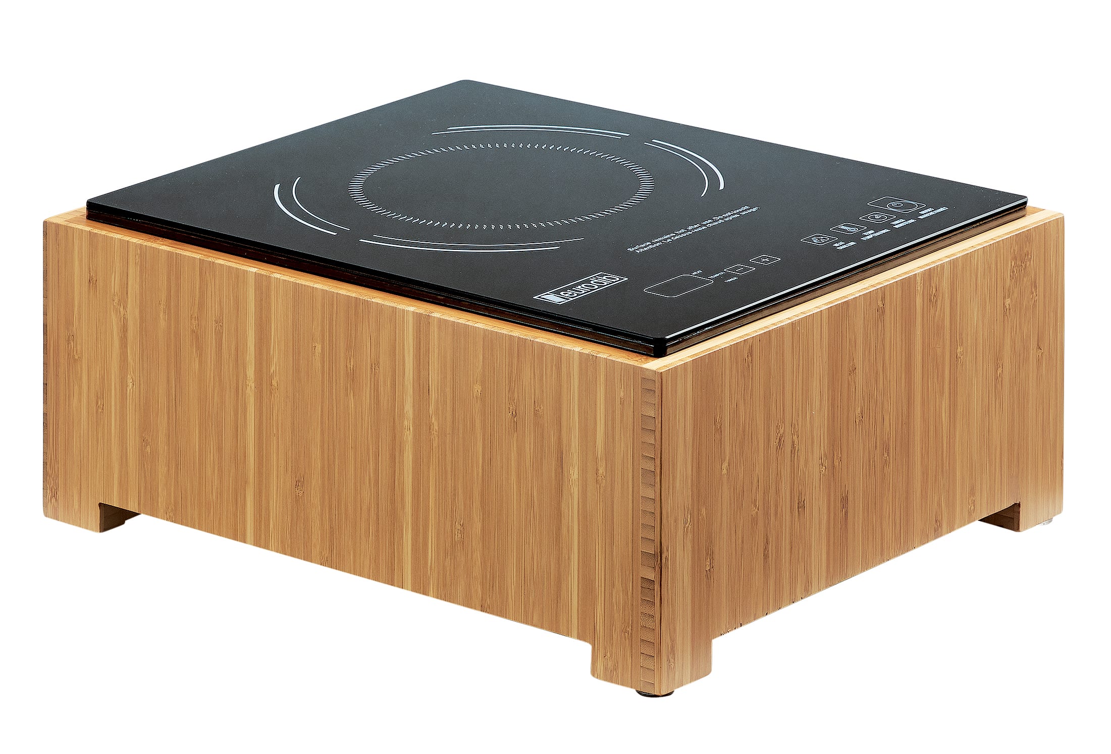 Cal-Mil 3633-60 Bamboo Induction Cooker, Includes Frame and Burner