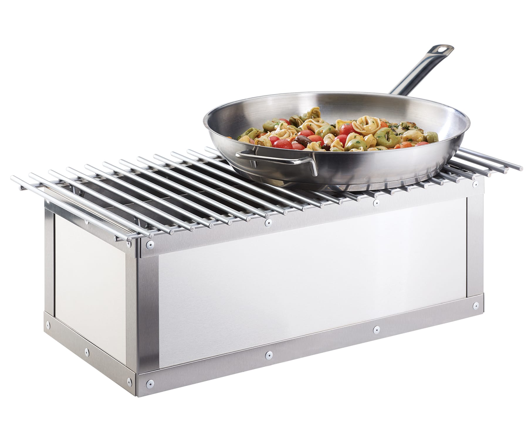 Cal-Mil 3391-55 Urban Stainless Steel Chafer Alternative, 21-7/8" X 7-1/2" X 9-1/2"
