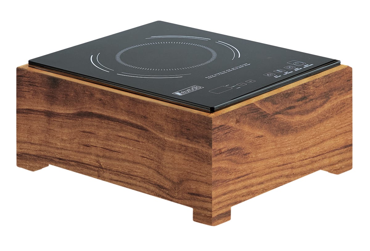 Cal-Mil 3633-78 Mid-Century Induction Cooker, Includes Frame and Burner