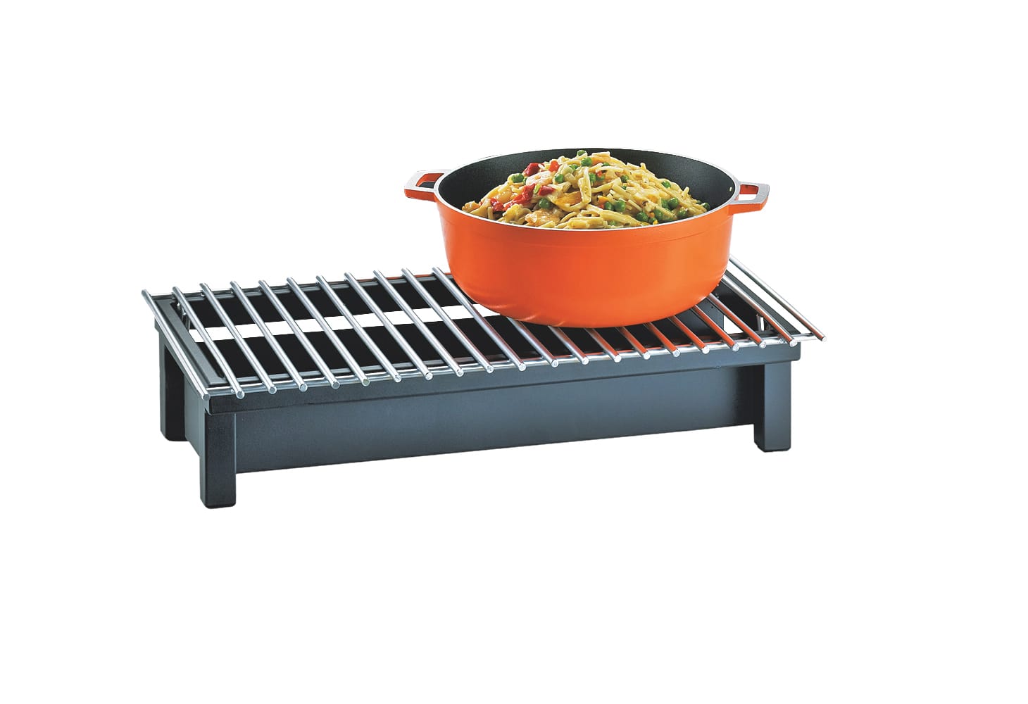 Cal-Mil 1348-22-13 One By One Black Chafer Griddle, 22" X 12" X 4"
