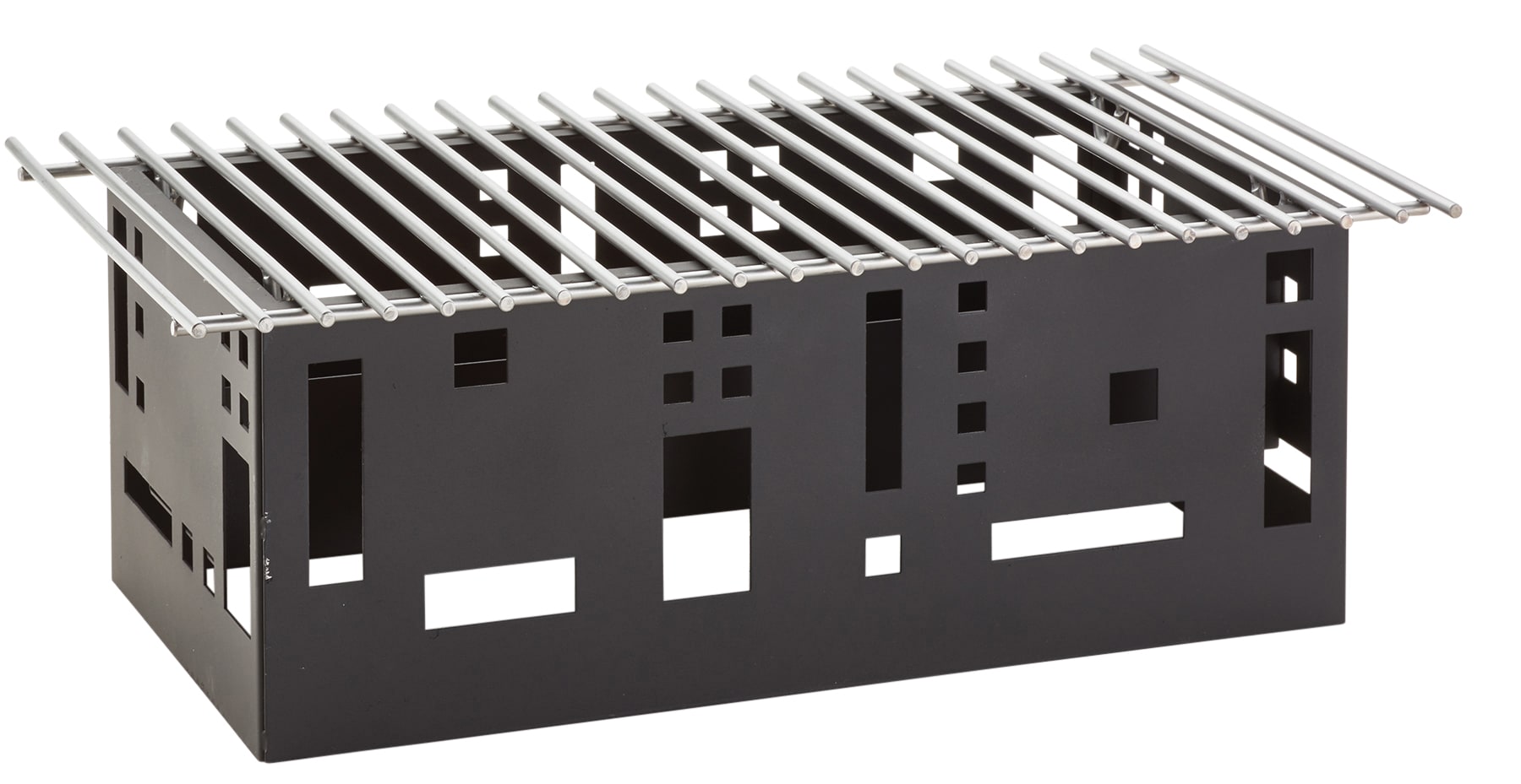 Cal-Mil 1612-22-13 Squared Black Chafer Alternative, 23" X 15" X 11"
