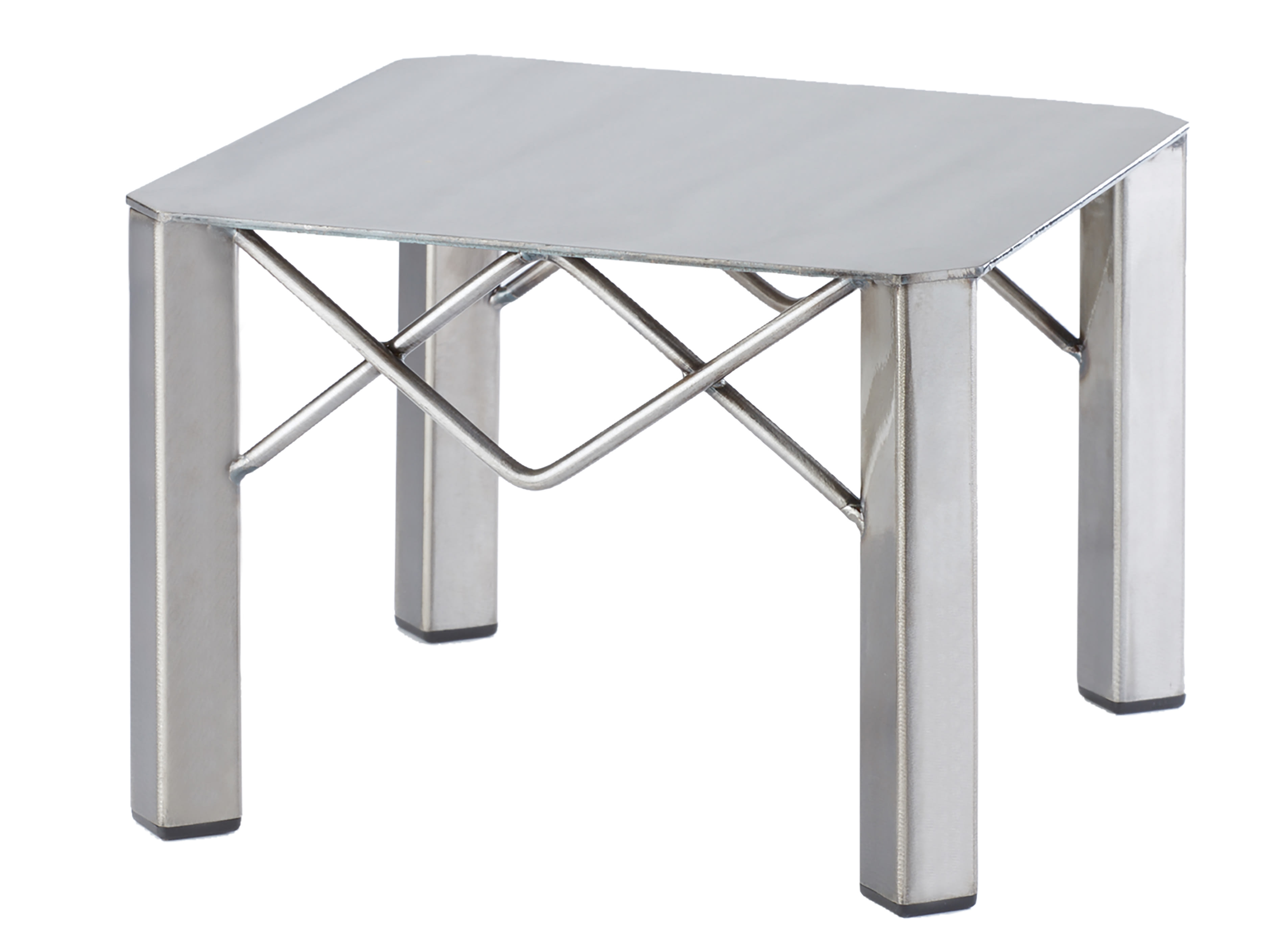 Cal-Mil 3417-7 Industrial Square Riser, 10" X 10" X 7"