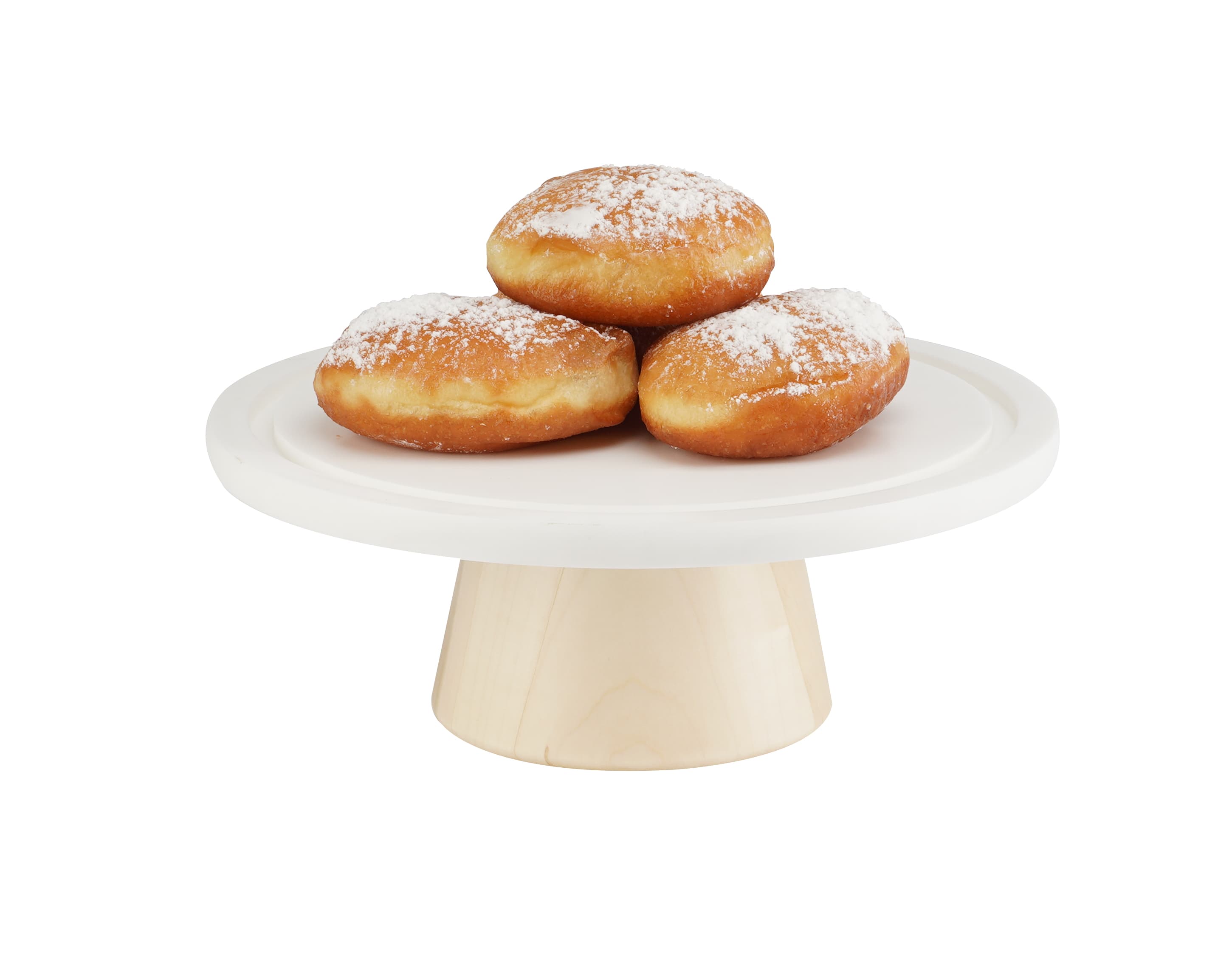 Cal-Mil 22378-93-71 Blonde Maple Wood Cake Stand, 9" X 3-1/2"