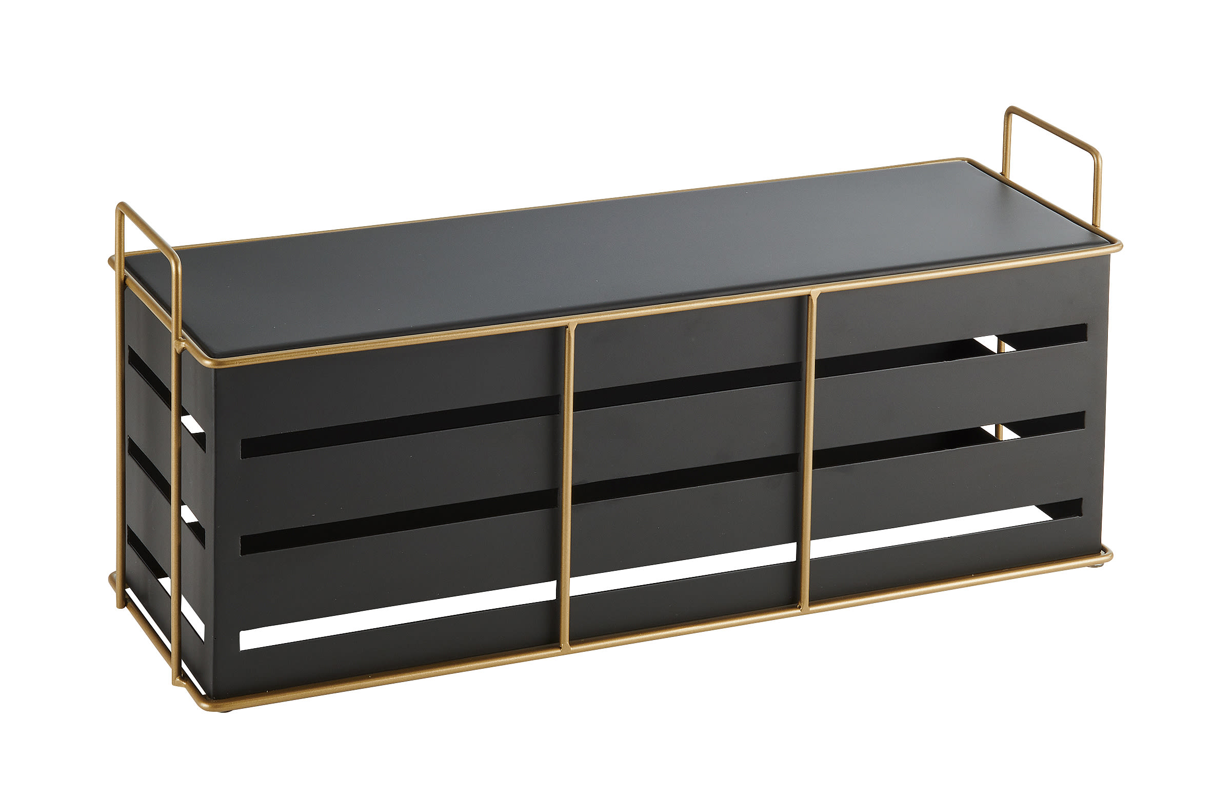 Cal-Mil 22087-9-90 Empire Black Rectangular Riser, 20-1/2" X 7" X 9"