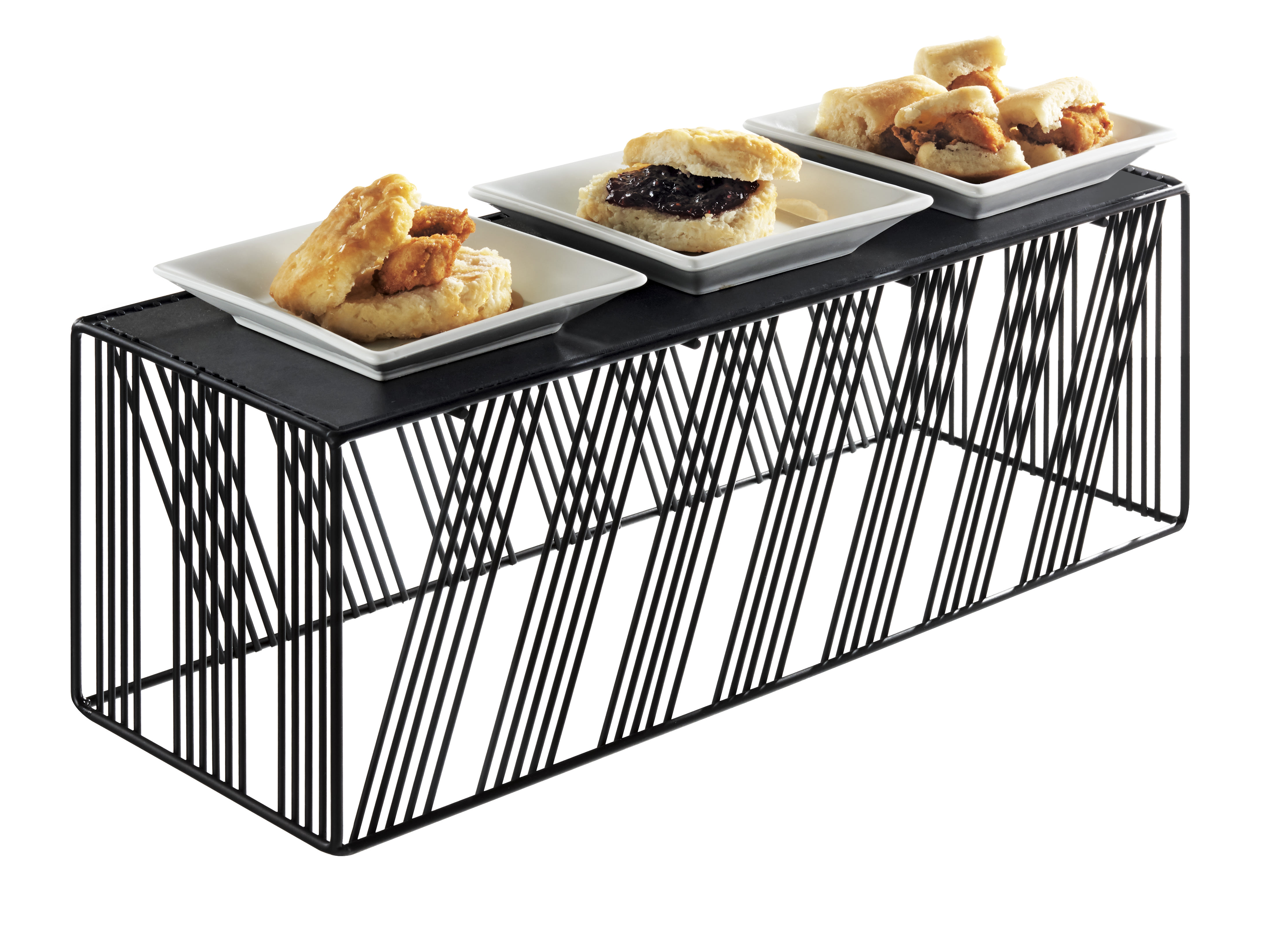 Cal-Mil 4103-7-13 Portland Black Rectangular Riser, 20-1/4" X 7" X 7"
