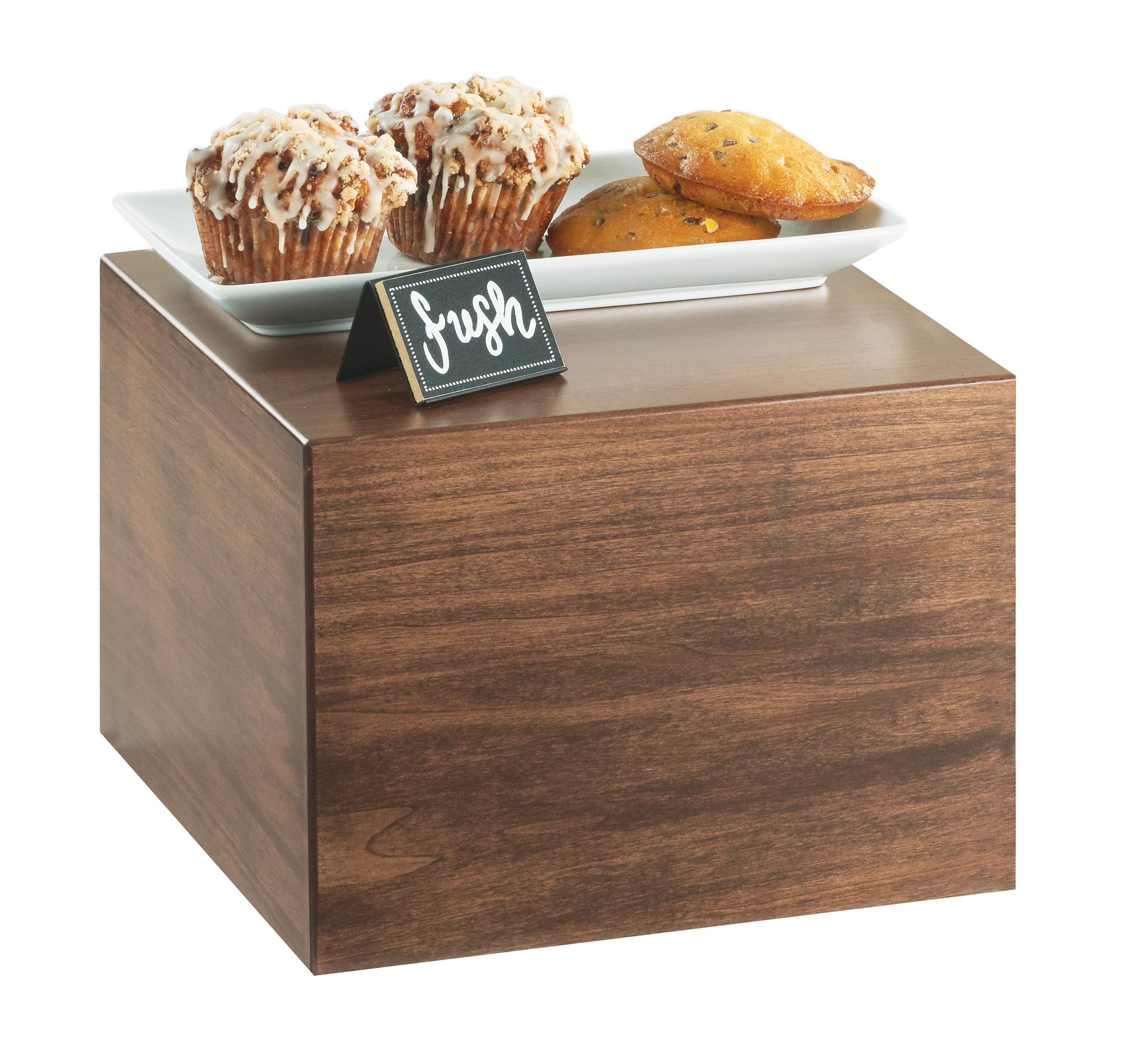 Cal-Mil 432-9-78 Mid-Century Square Riser, 12" X 9"