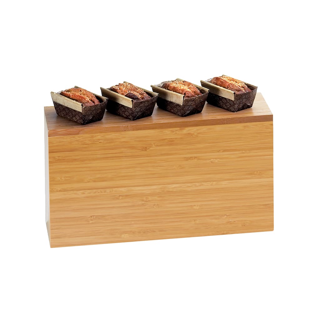 Cal-Mil 166-11-60 Bamboo Rectangular Riser, 20-1/2" X 7" X 11"