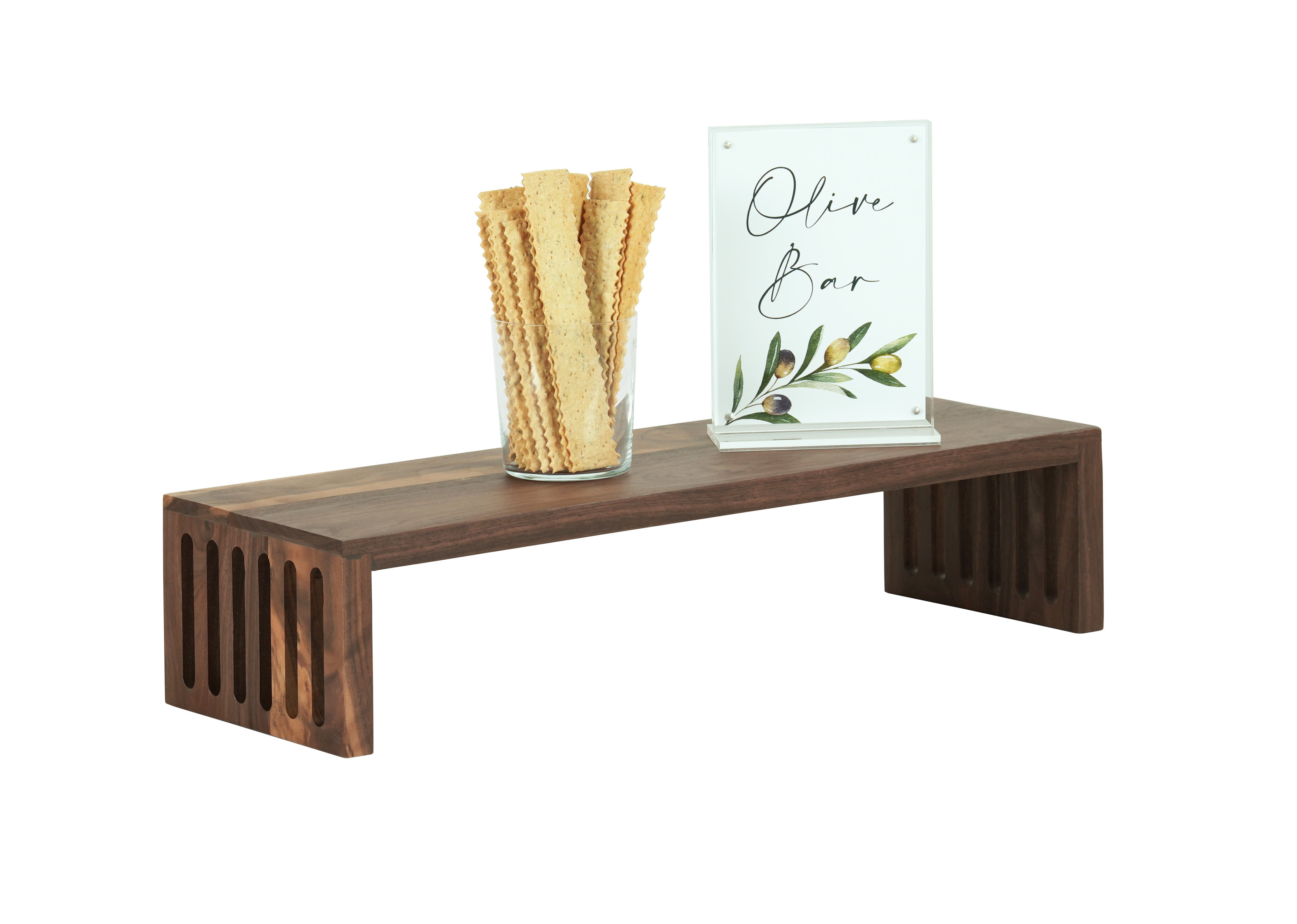 Cal-Mil 23136-2077-78 Sydney Riser, 20" X 7" X 7", Walnut