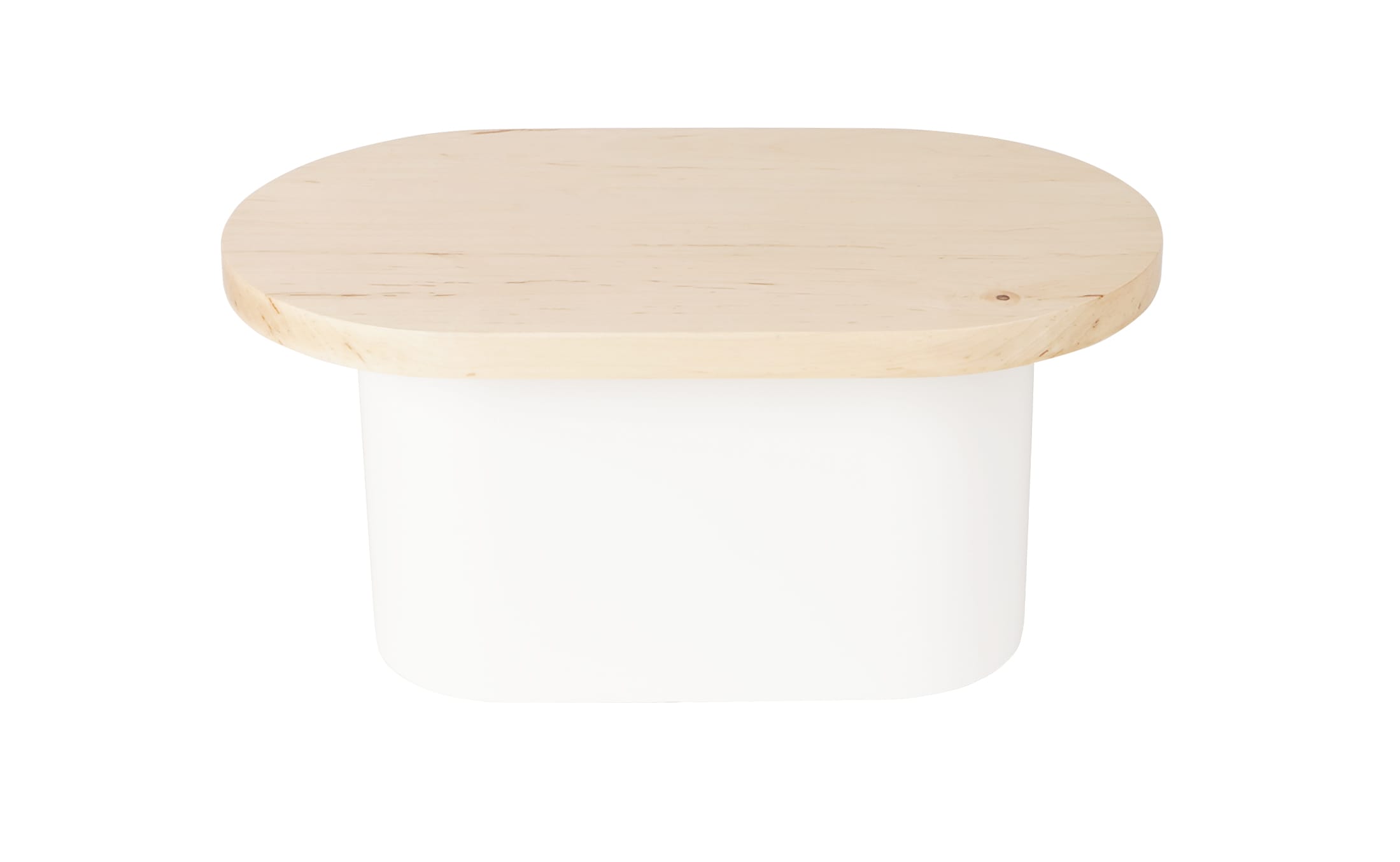 Cal-Mil 22411-7-71 Blonde Oval Riser, 10" X 18" X 7"