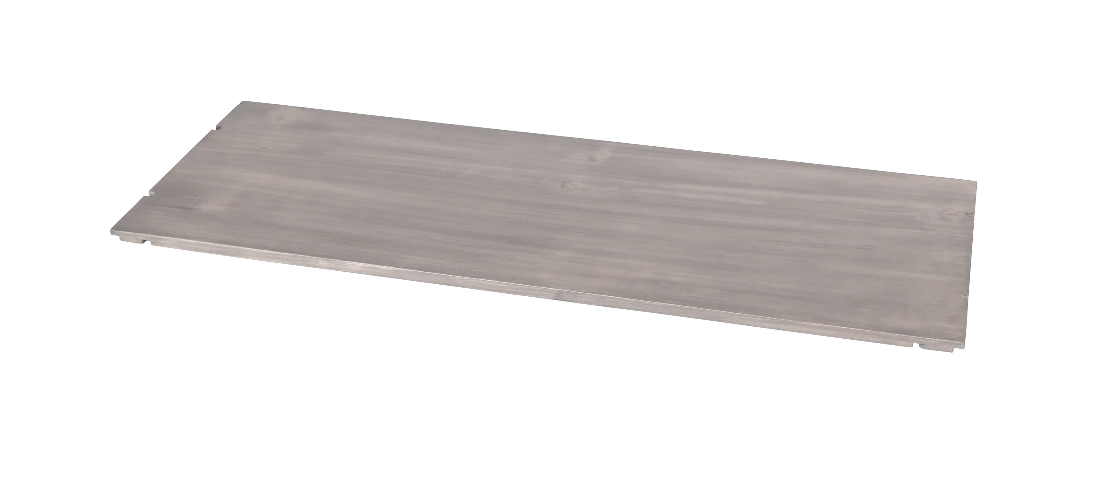 Cal-Mil 1435-1232-110 Aspen 12" X 32" X 1/2" Gray Pine Riser Shelf