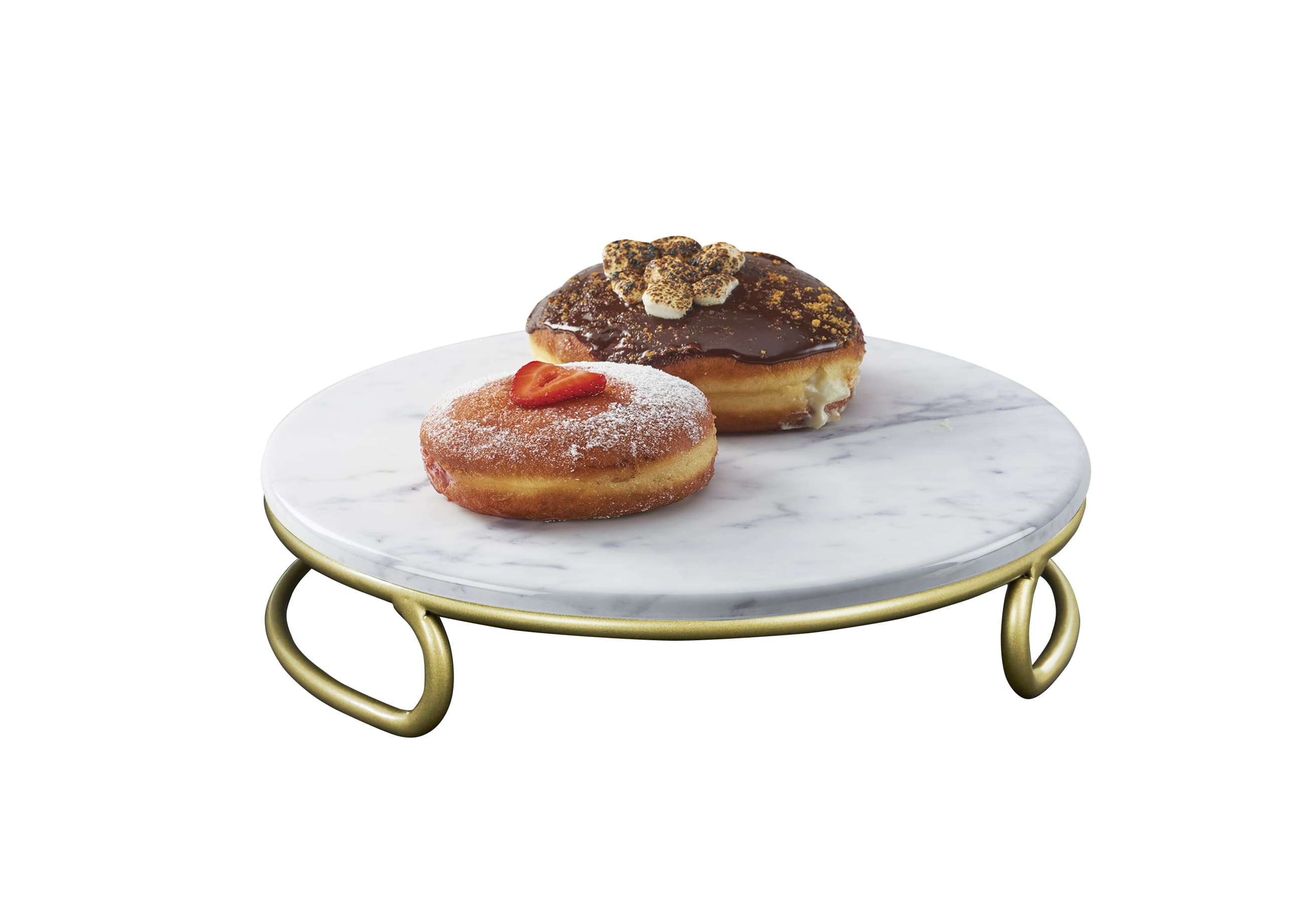 Cal-Mil 22425-3-81M Heritage Round Marble Riser, 12" X 3"