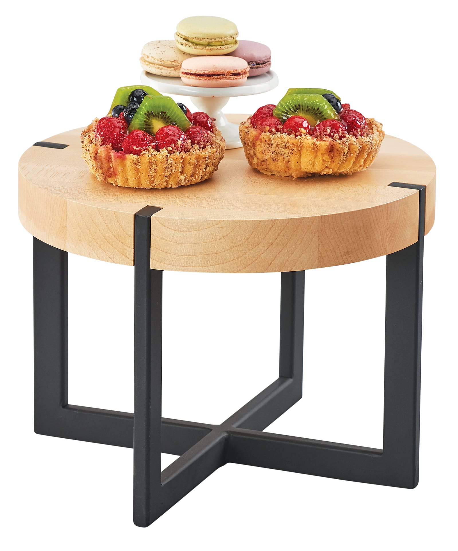 Cal-Mil 3642-12-71 Round Maple Riser 12" X 9"