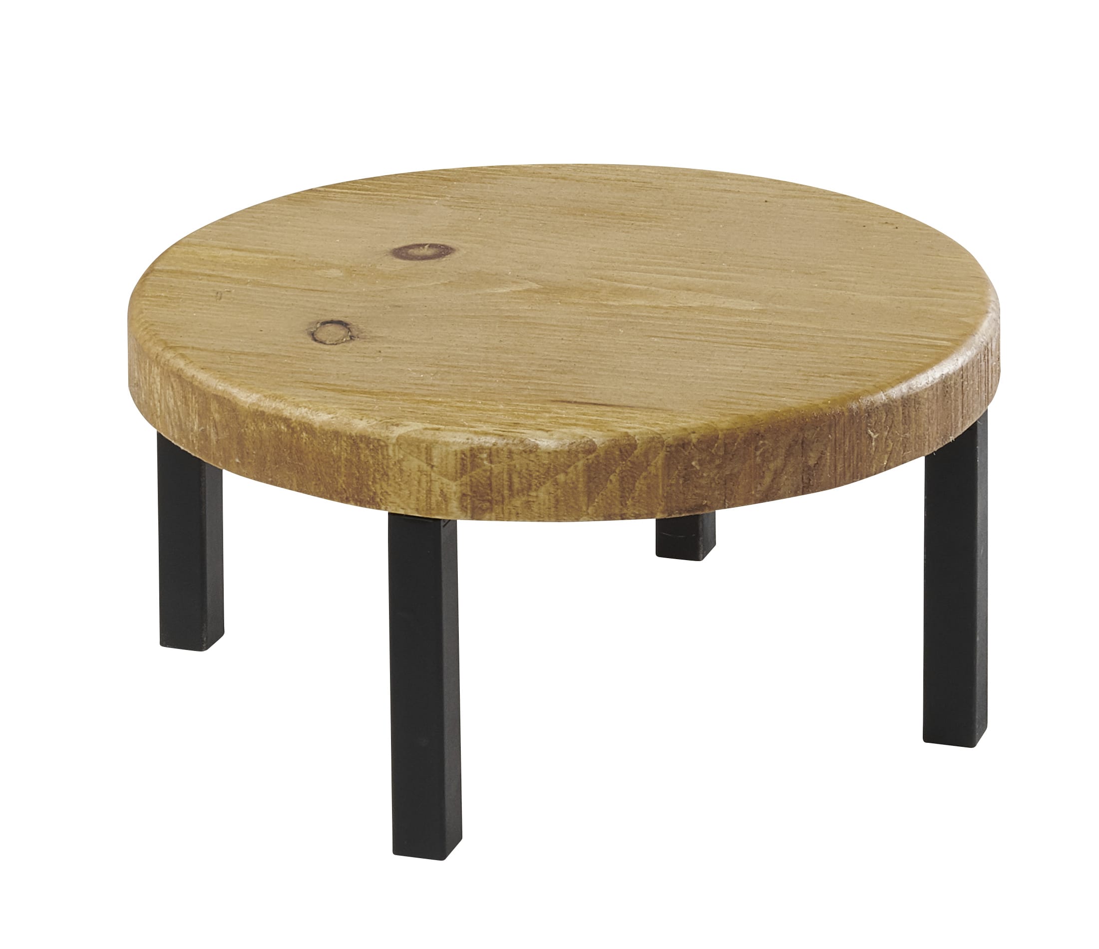 Cal-Mil 22050-6-99 Madera Round Wood Riser, 12" X 6"