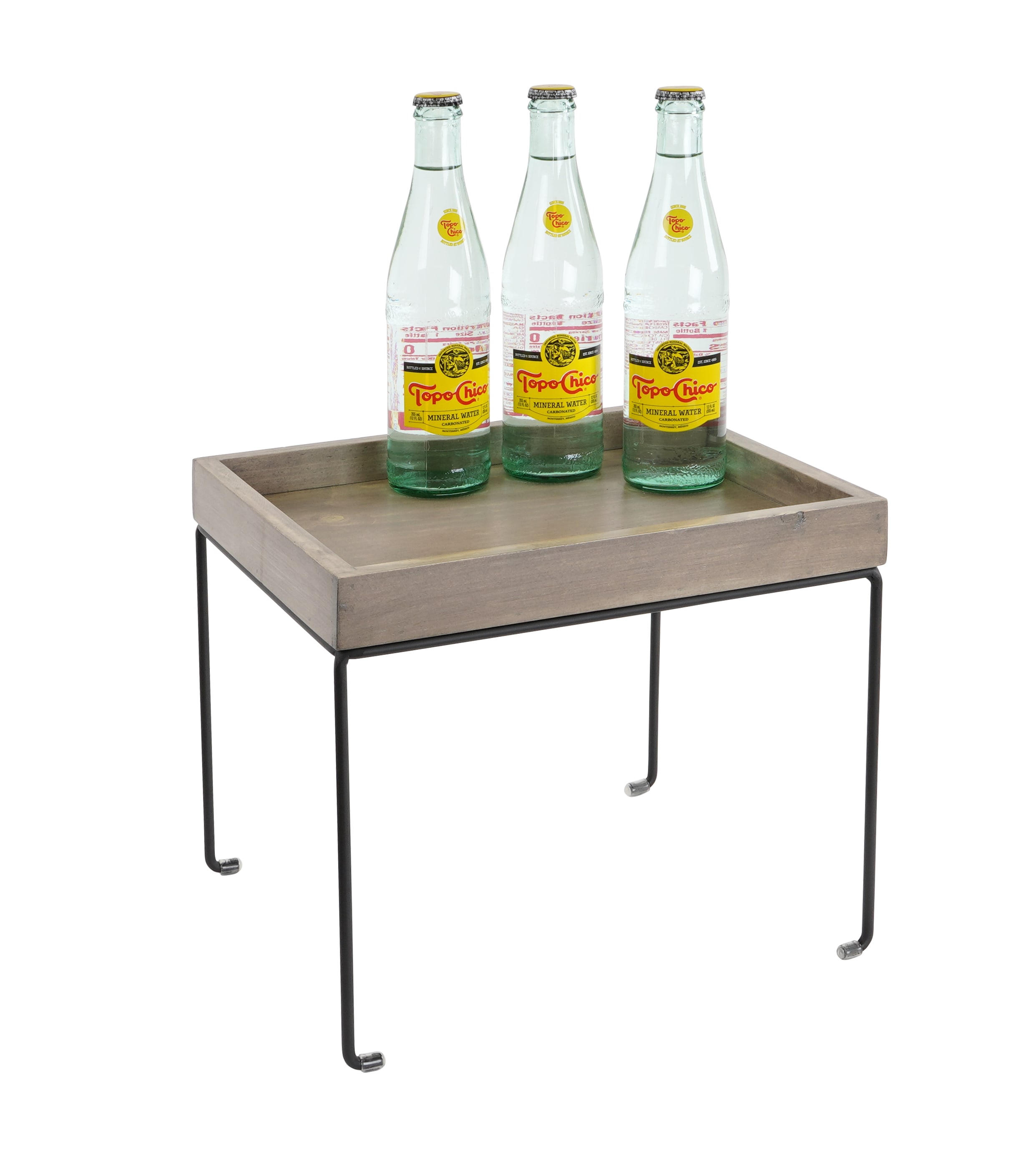Cal-Mil 22431-10-110 Aspen Wood Display Riser With Removable Metal Base, 10" X 12" X 10-1/2"