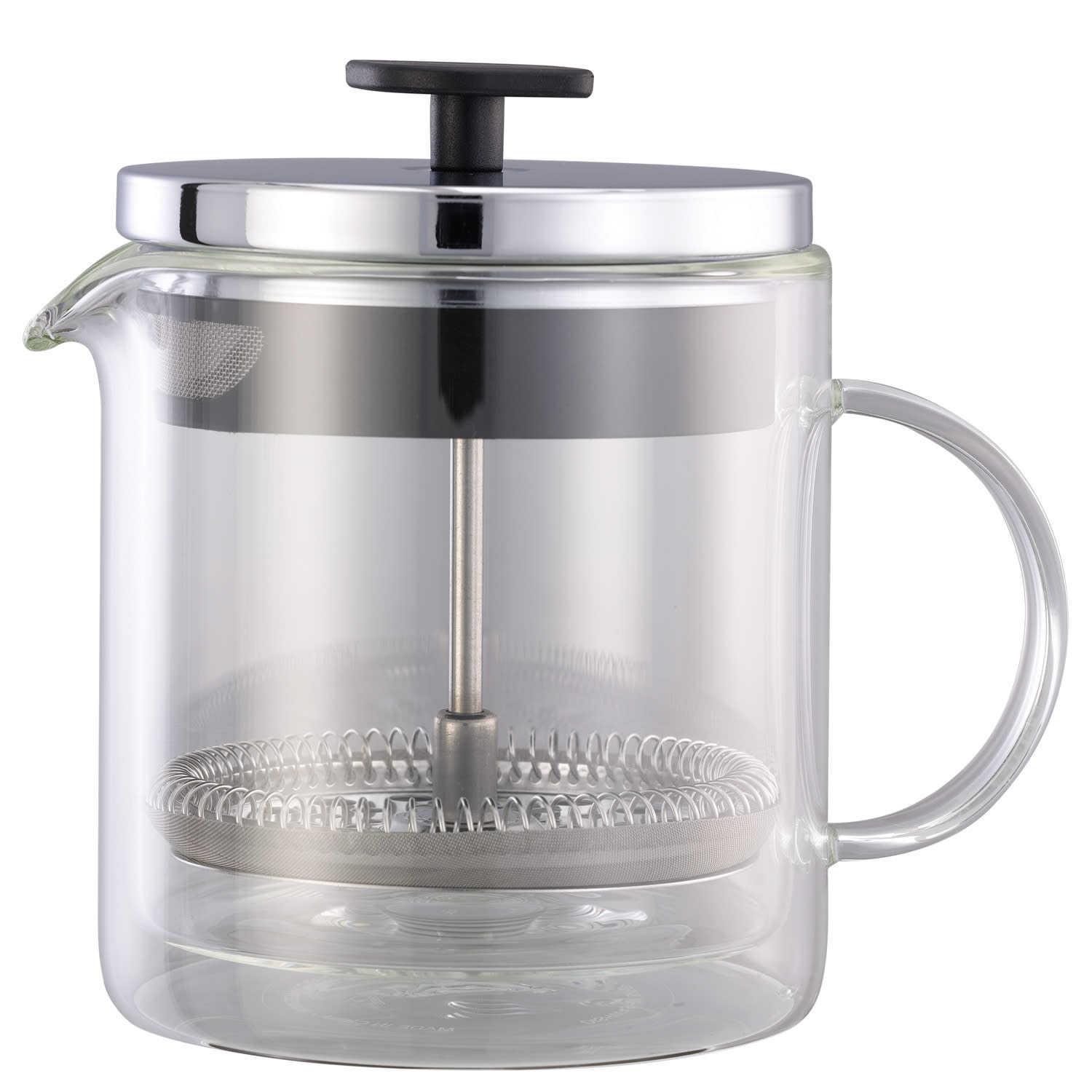 Service Ideas T299SR Glass Press, French Press, Double Wall, 0.4 Liter, Clear