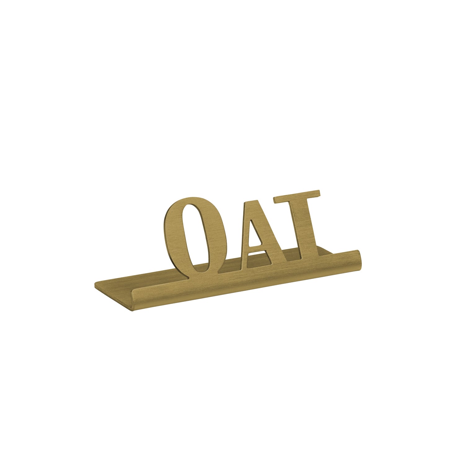 Service Ideas 1C-ST-OAT-SIGN-VG Laser Cut ID Sign, Oat, Vintage Gold