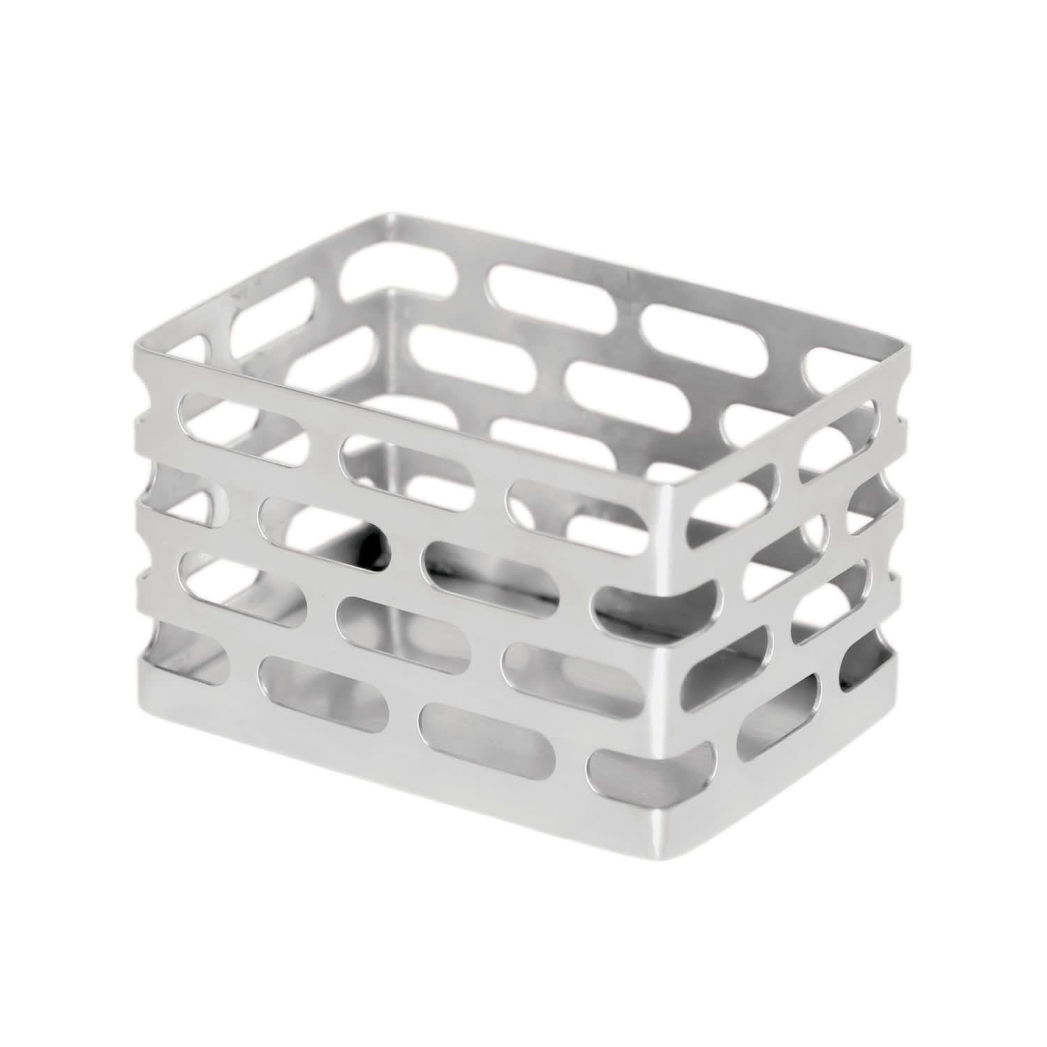 Service Ideas SB-61 Mod18 Sugar Packet Holder, Brushed Stainless