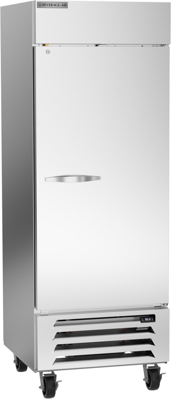 Beverage Air HBR27HC-1 Horizon Series 30" One Solid Swing Door Reach-In Refrigerator