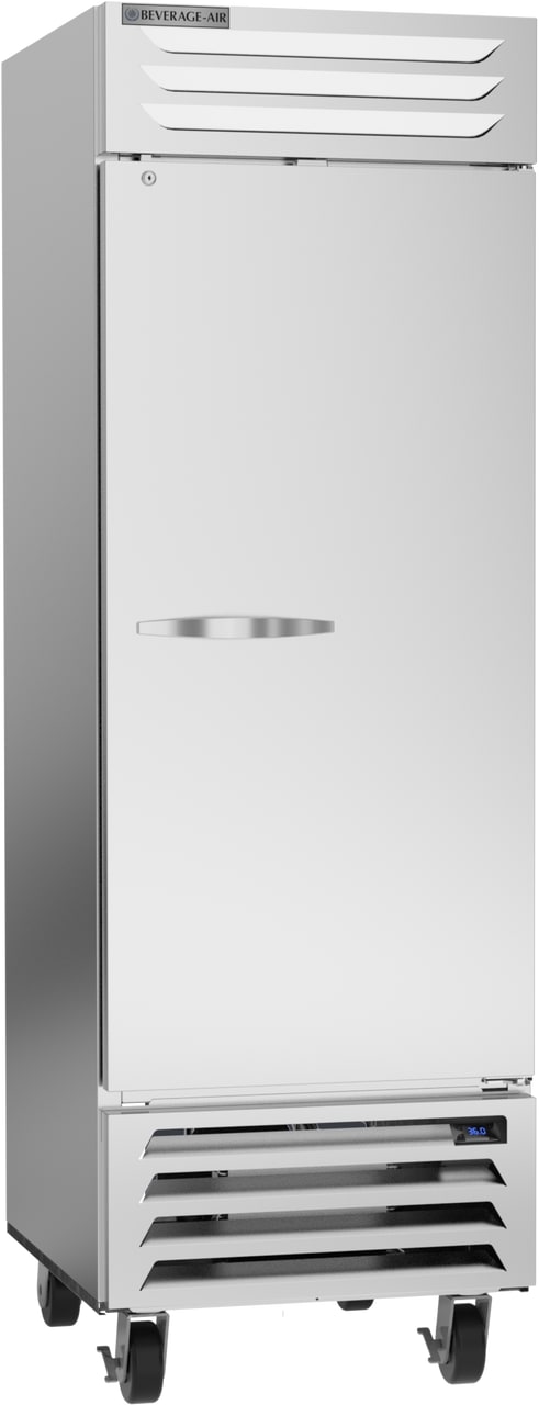 Beverage Air RB23HC-1S Vista Series 27" One Solid Swing Door Reach-In Refrigerator