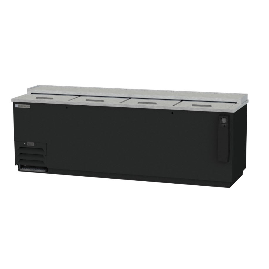 Beverage Air DW94HC-B 95" Black Deep Well Bottle Cooler
