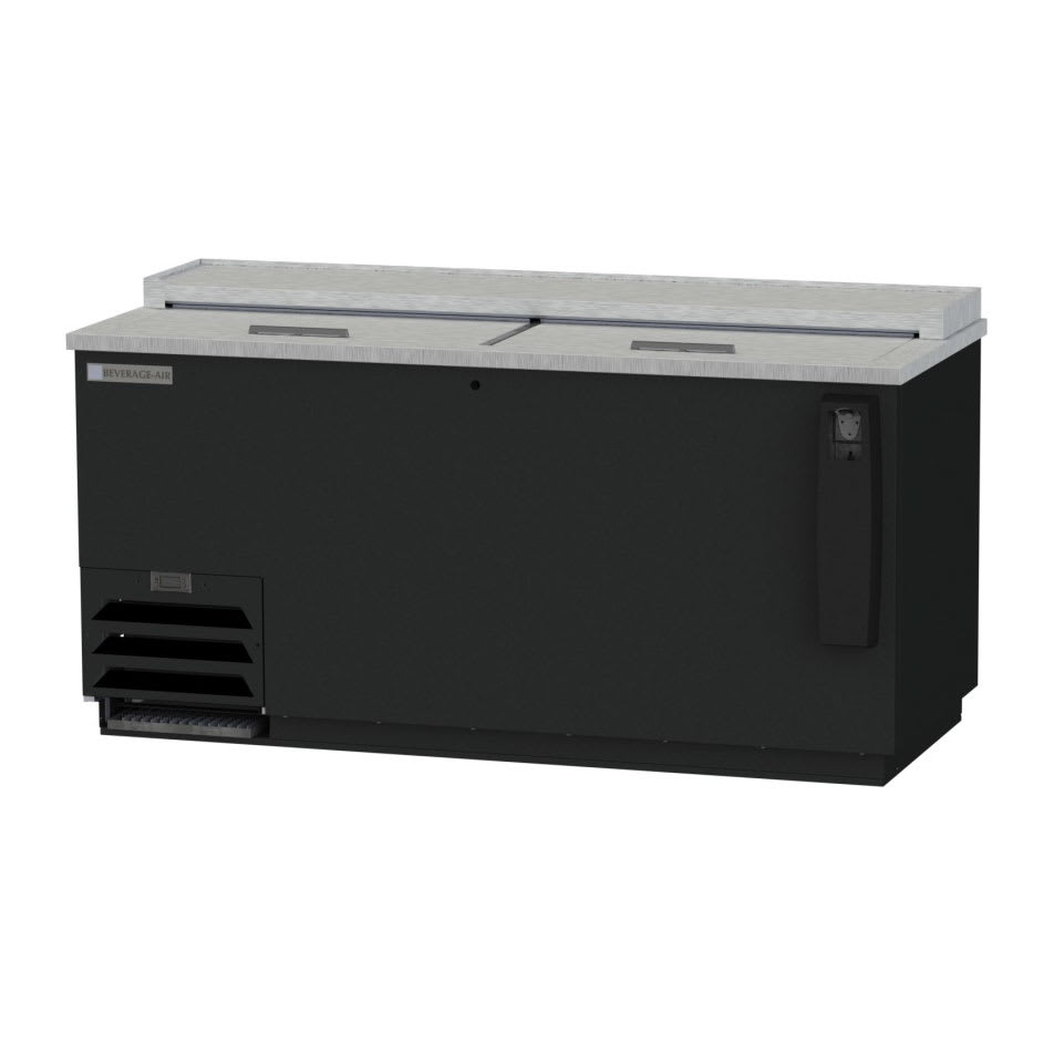 Beverage Air DW64HC-B 65" Black Deep Well Bottle Cooler