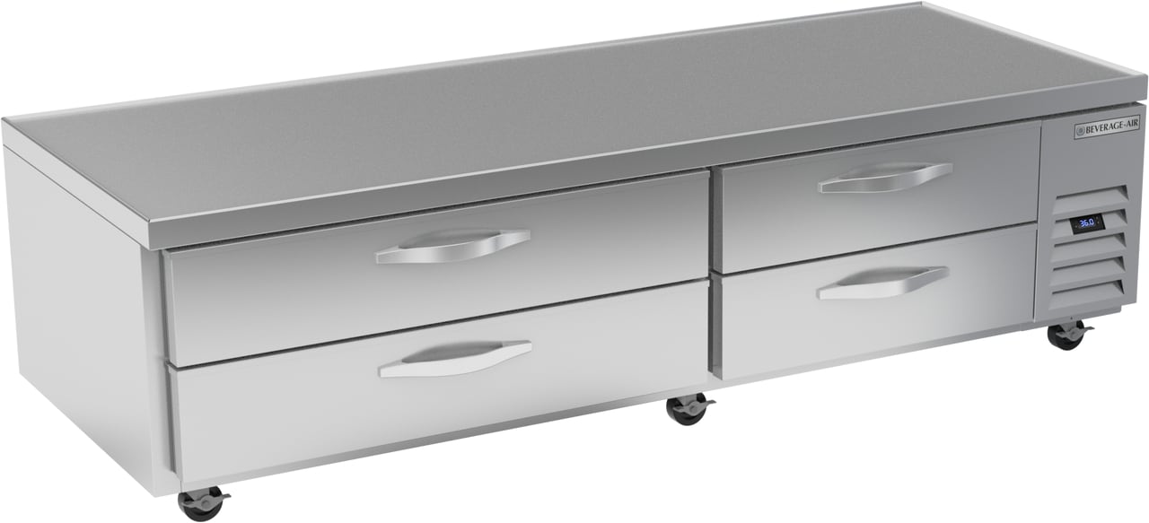 Beverage Air WTRCS84HC 84" 4-Drawer Refrigerated Chef Base