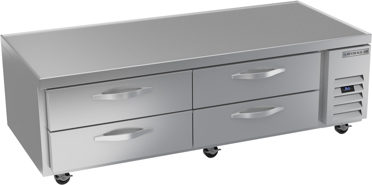 Beverage Air WTRCS72HC 72" 4-Drawer Refrigerated Chef Base