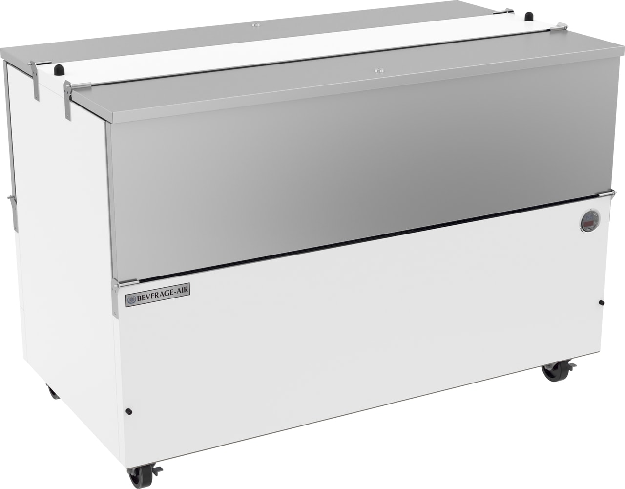Beverage Air ST58HC-W 58" White Dual-Access Cold Wall Milk Cooler