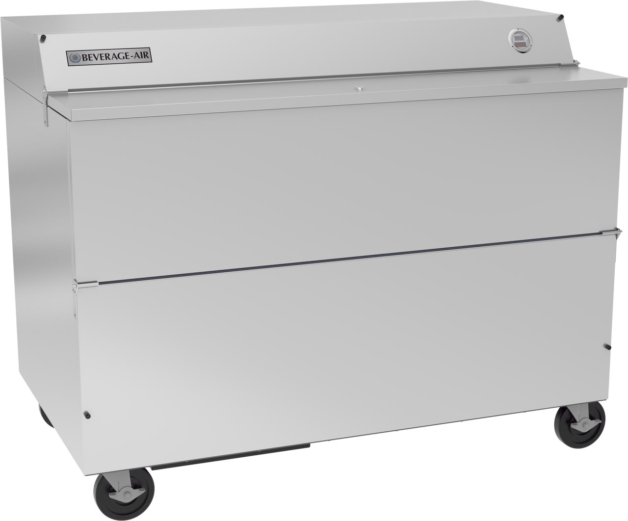 Beverage Air SMF58HC-1-S 58" Stainless Steel Single Access Forced Air Milk Cooler