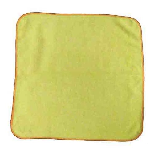 NuFiber C16YEL 16" x 16" Microfiber Towel, Yellow