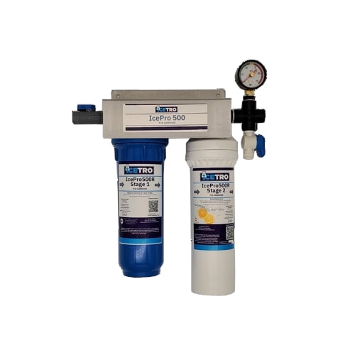 Icetro America IcePro 500 Ice Machine Water Filtration System, For Machines Between 50 - 500 lbs per Day