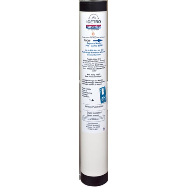 Icetro America IcePro 800R Replacement Water Filter Cartridge, For IcePro 800