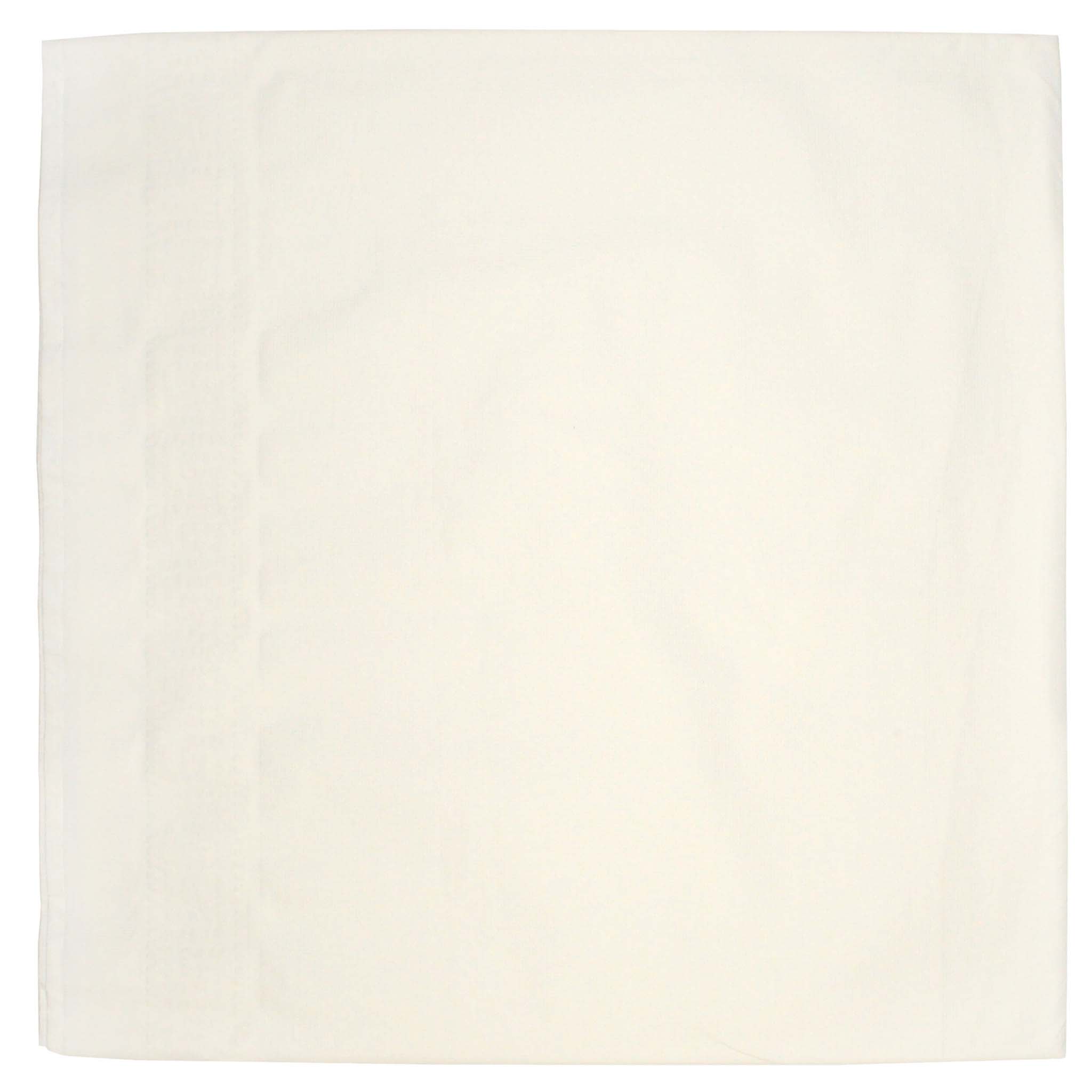 Hoffmaster 210066 Cellutex 72" x 72" Greek Embossed White Tissue/Poly Paper Table Cover