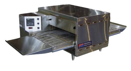 Middleby Marshall PS520E Electric Countertop Conveyor Oven - Single Stack, STD Single Belt, Electric, 208V, Discrete Digital Temperture and Speed Controllers