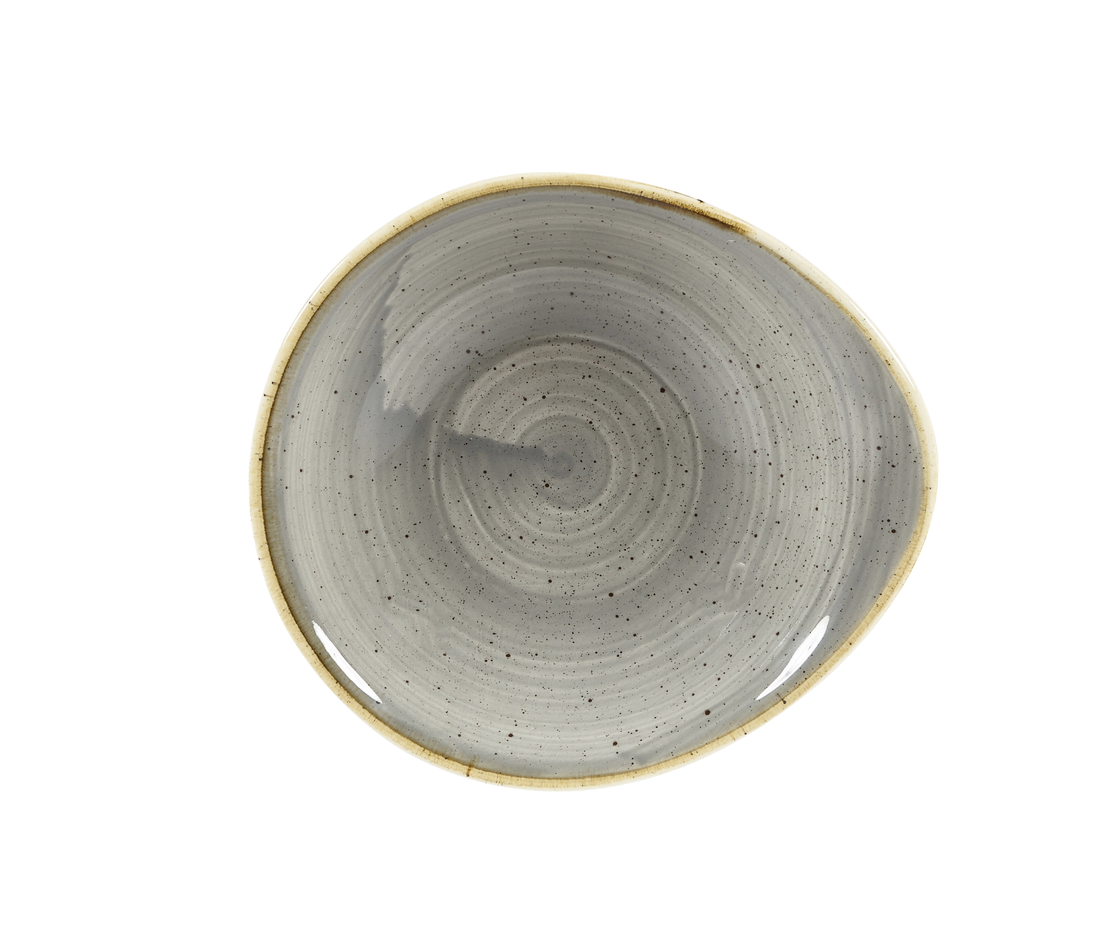 Churchill SPGSID6 1 Stonecast Grey Round Dish 6 3/8X5 5/8"