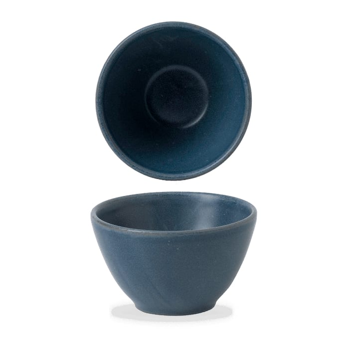 Churchill RBBLBSDB1 Oslo Blue Contour Deep Bowl 8Oz