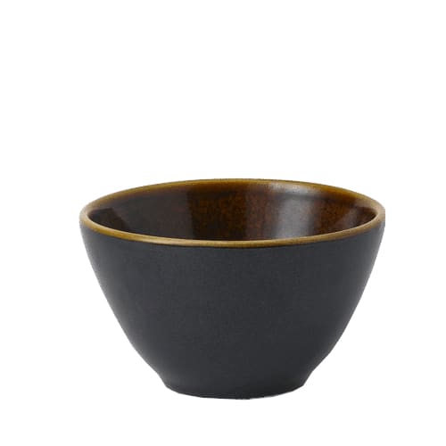 Churchill RBBKBSDB1 Tokyo Black  Contour Deep Bowl 8Oz