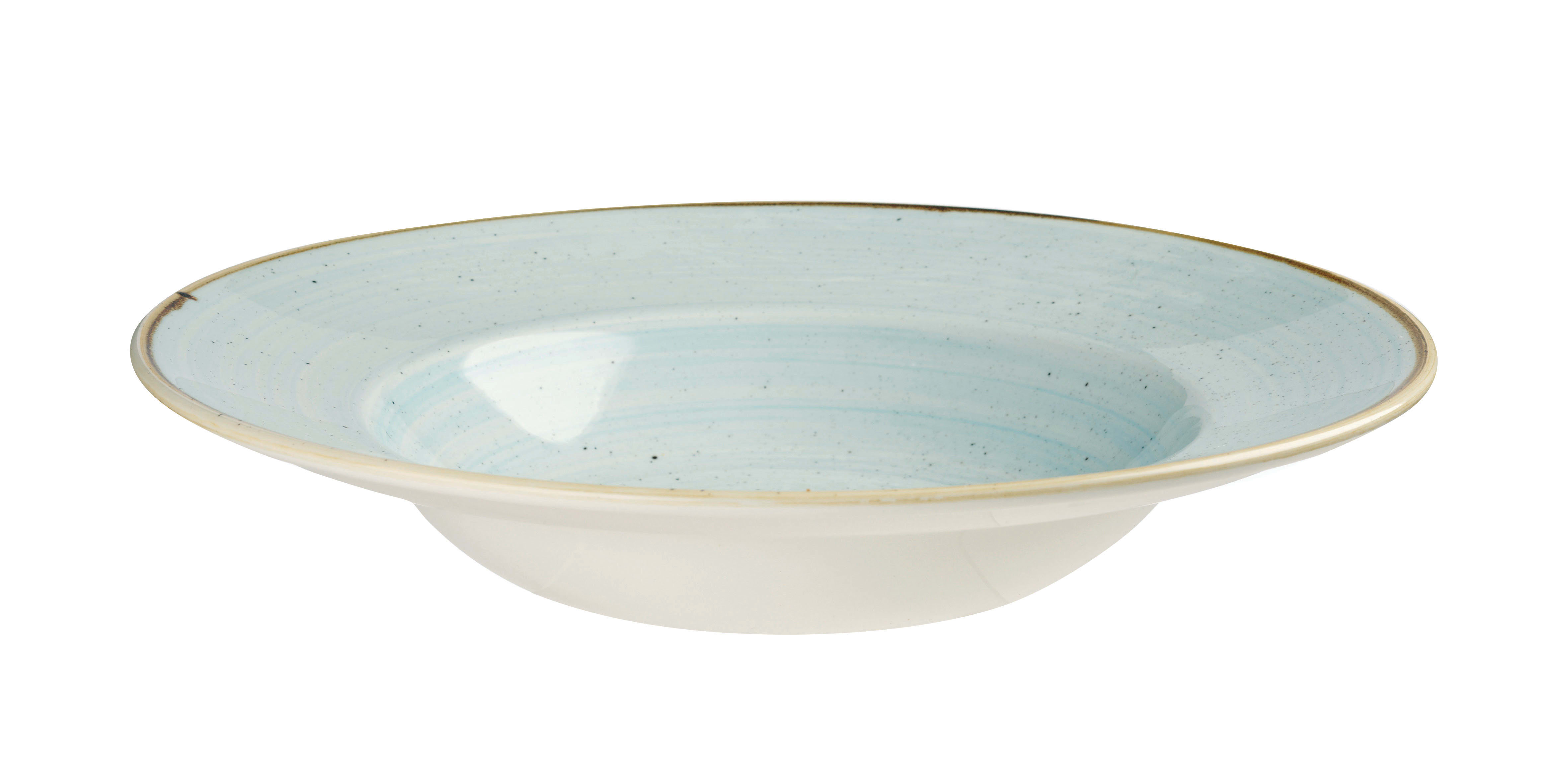 Churchill SDESVWBL1 Stonecast Duck Egg Profile Wide Rim Bowl Large 10.90"