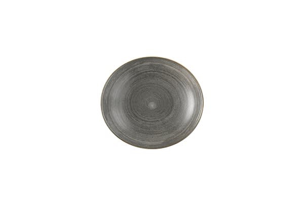 Churchill SRBLEVB91 Stonecast Raw Black Evolve Coupe Bowl 9.75"