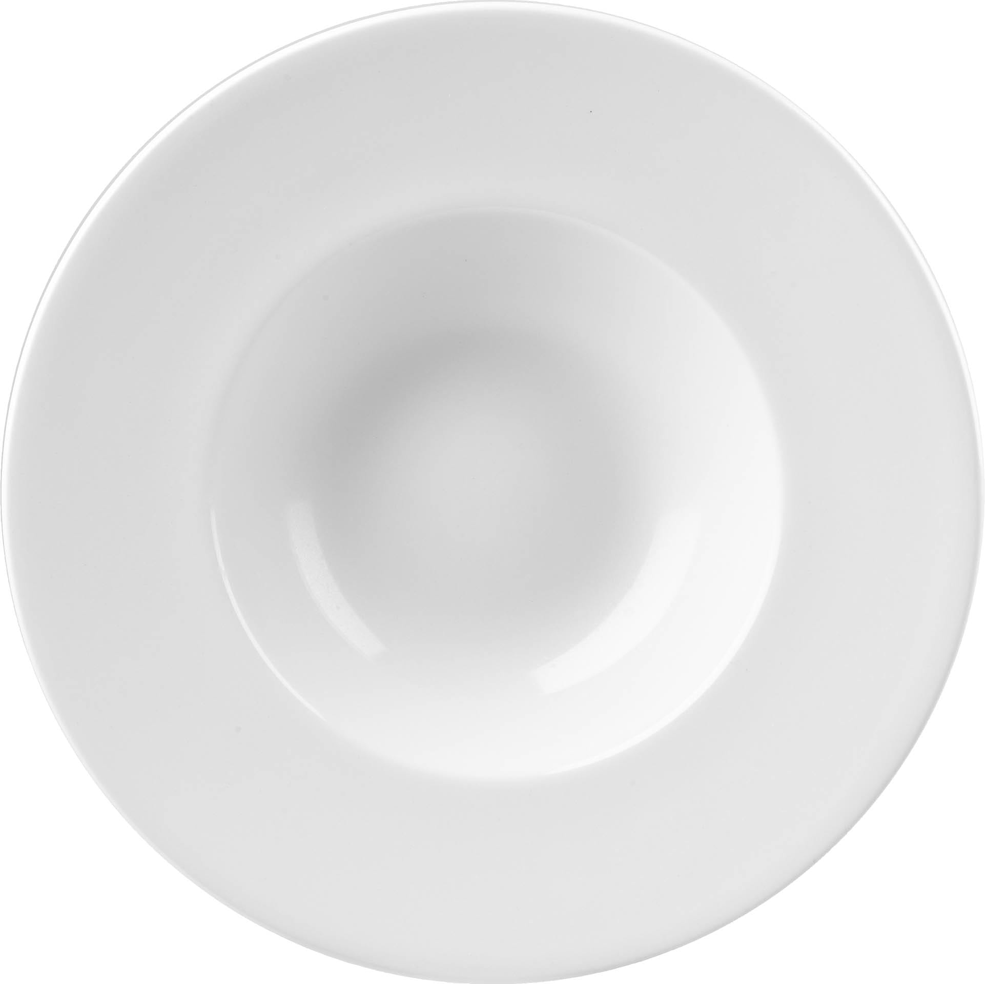 Churchill WHVWBM1 White Profile Wide Rim Bowl Med 9.4"