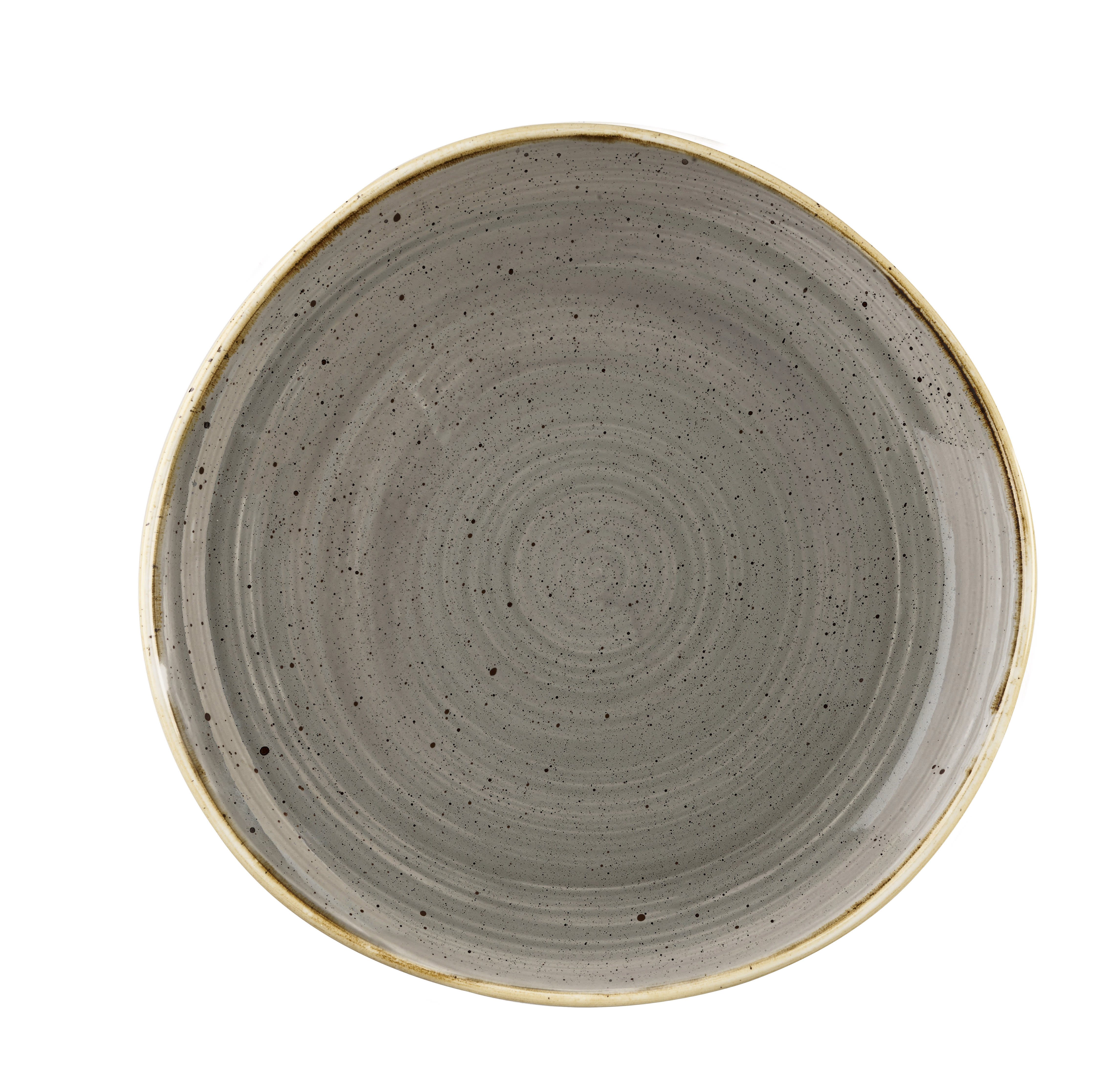 Churchill SPGSOGB11 Stonecast Grey Round Trace Bowl 9 7/8"