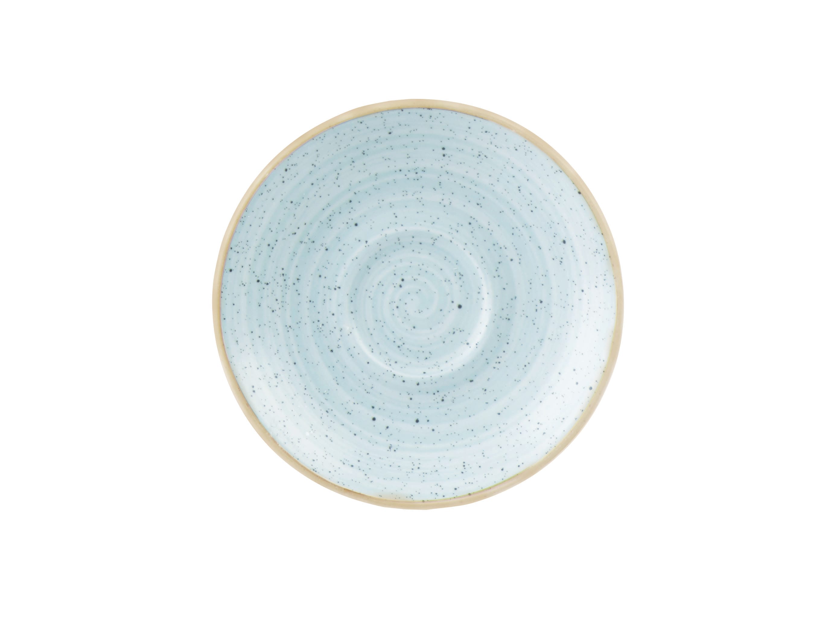 Churchill SDESESS 1 Stonecast Duck Egg  Espresso Saucer 4.5"