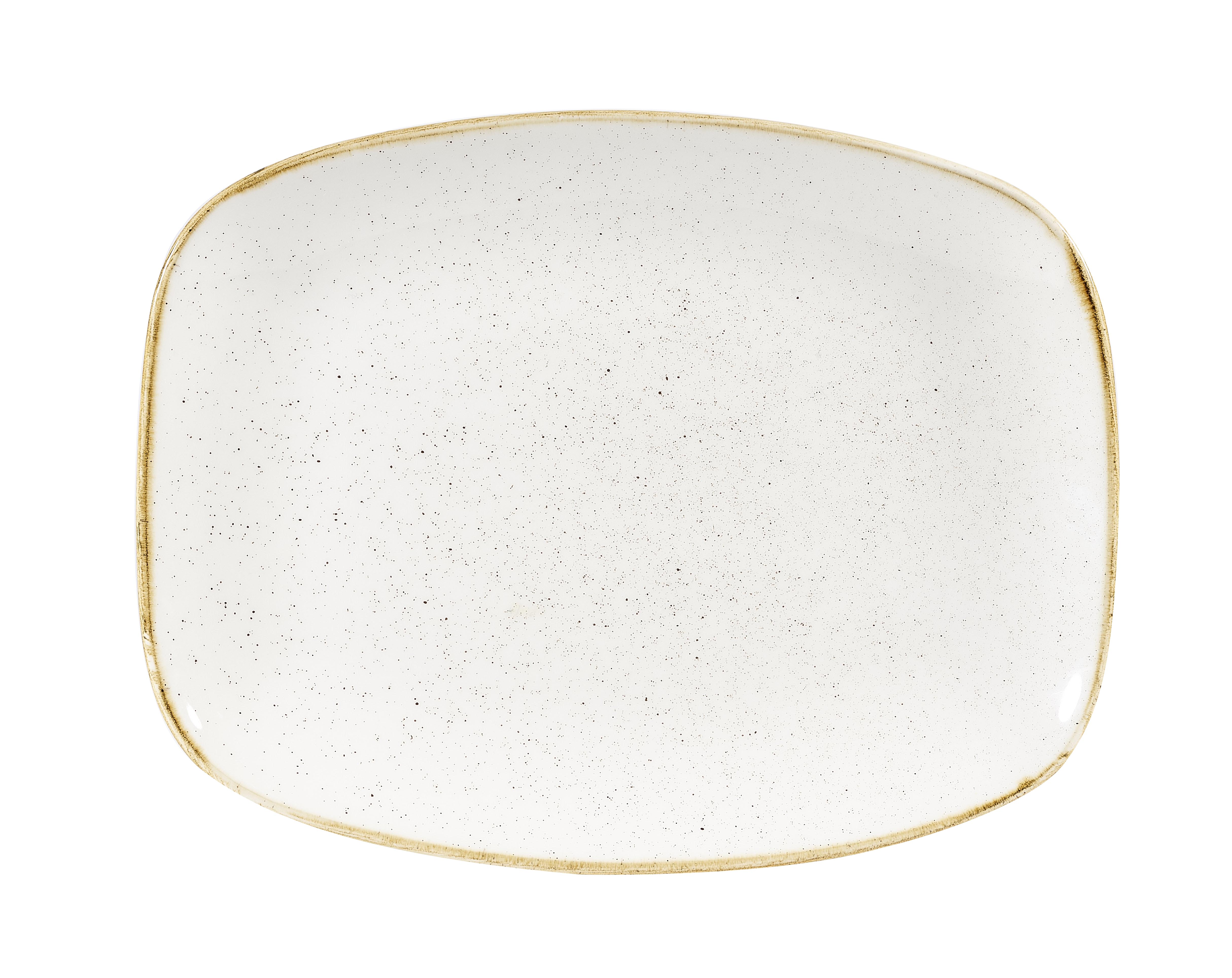 Churchill SWHSOBL31 Stonecast Barley White  Chefs Oblong Plate 10.3"X8"