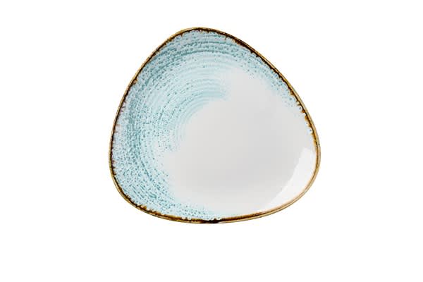 Churchill HAAMTR101 Homespun Accents Aquamarine Lotus Plate 10"