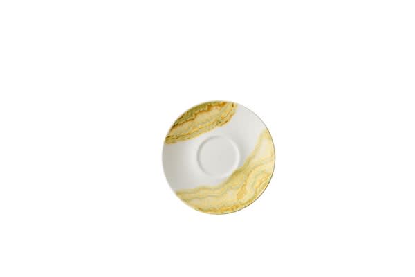 Churchill TDGDCSS 1 Tide Gold Cappuccino Saucer 6.25"
