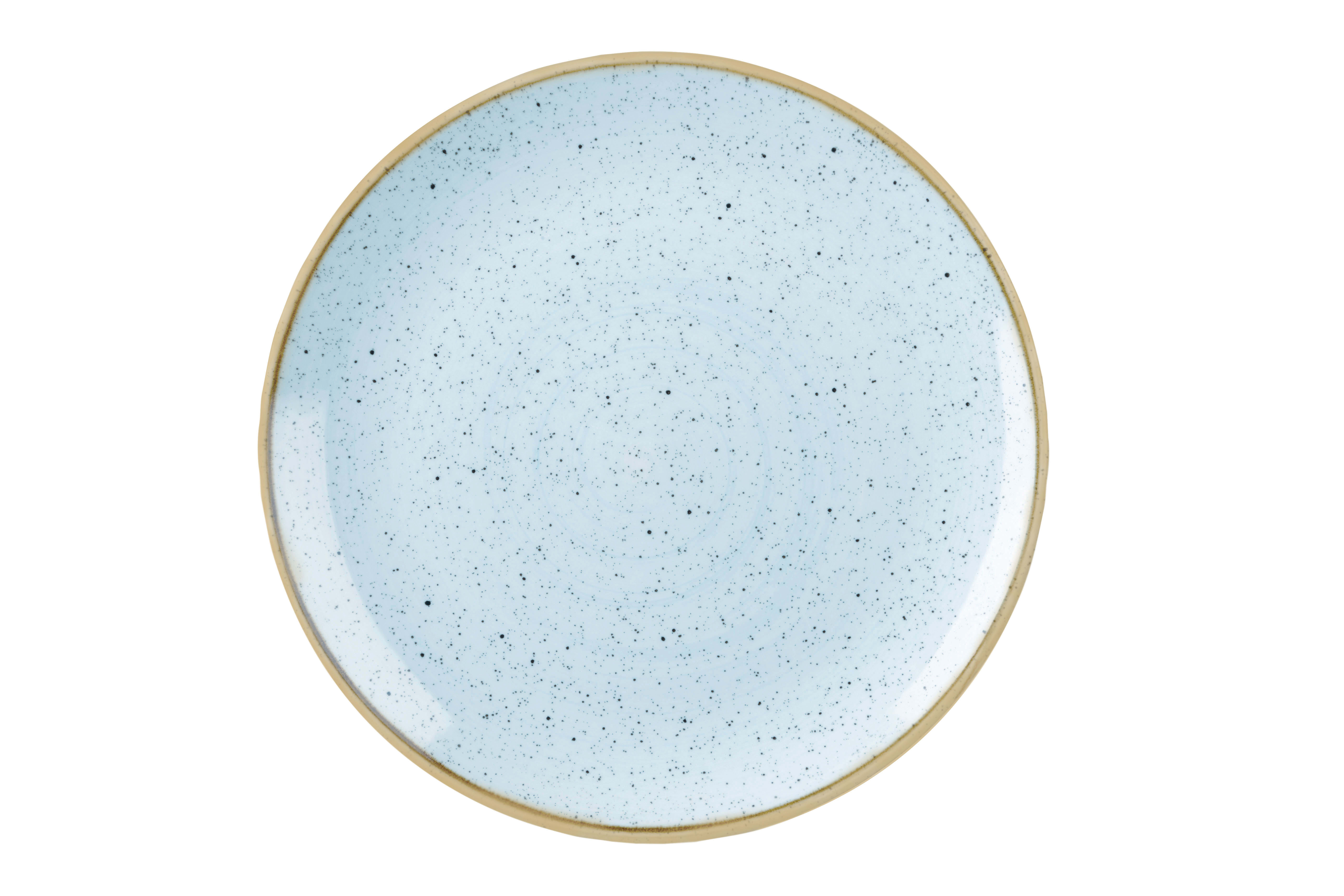 Churchill SDESEVP81 Stonecast Duck Egg Evolve Coupe Plate 8.67"