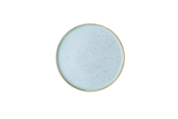 Churchill SDESWP261 Stonecast Duck Egg Walled Plate 10 2/8"