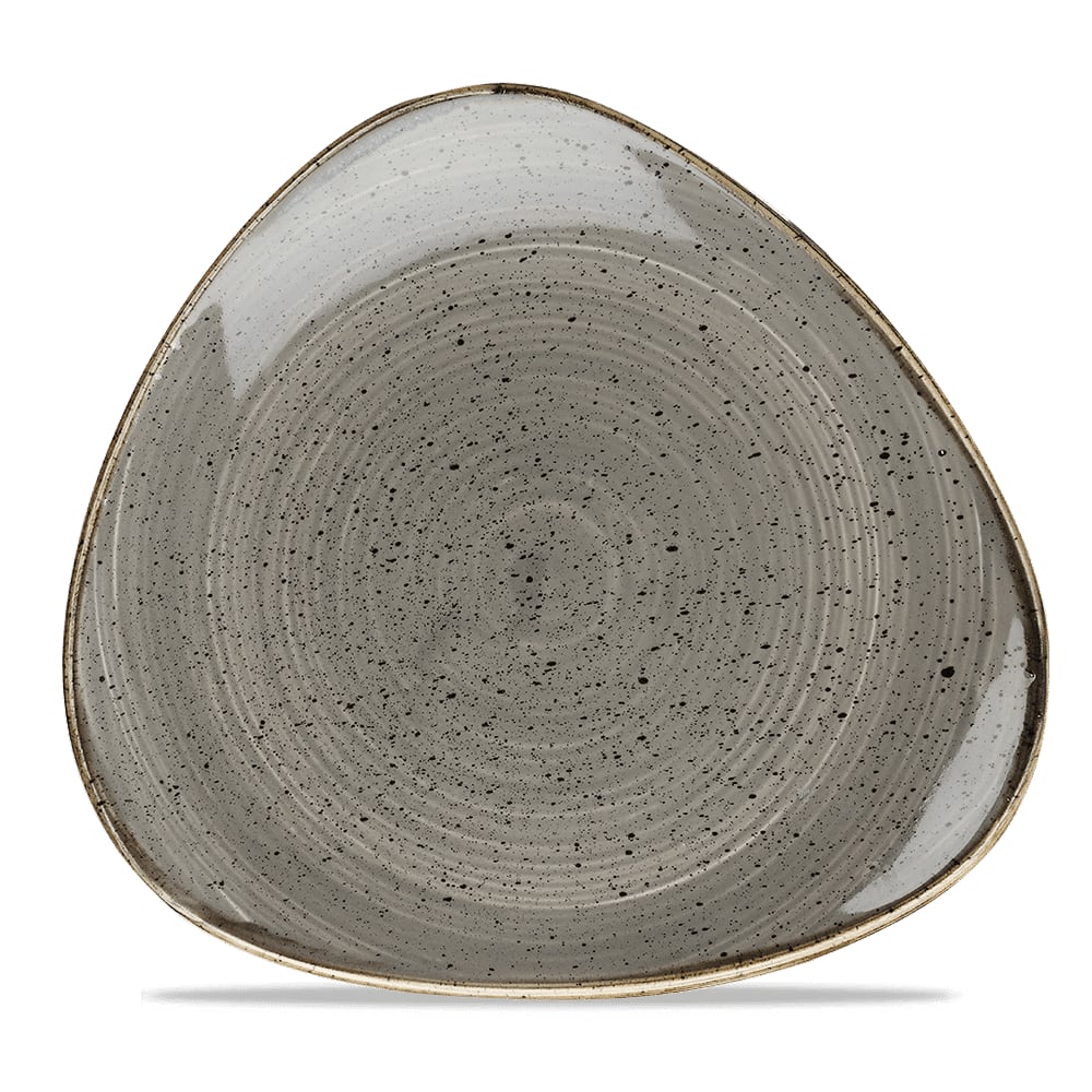 Churchill SPGSTR101 Stonecast Grey Lotus Plate 10"